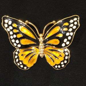 KJL Vintage Collectible Monarch butterfly pin
